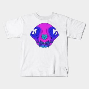 Cat Skull Diaphonized Kids T-Shirt